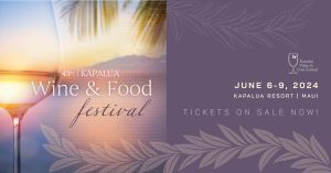 2024 Kapalua Wine and Food Festival